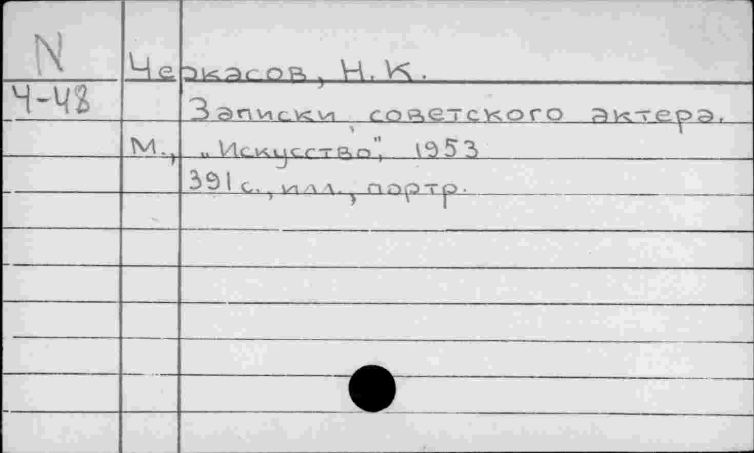 ﻿	N	4 e	2>K PCOP ■ H , V	
H	-42		■ J		 —	.		 Записки советского Актера,	
		M.,	ч .. VlcLKLJOr T P> O ,	1953
			3S 1 C. t vn -Л V n г	ip —p ■
				' 1
				
				
				
				
				
				